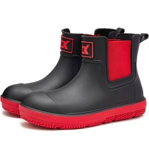 Stylish Black and Red Men's Boots